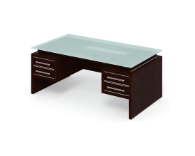 Стол руководителя ПК-ДПК-СТ180Х100СМ/ПТ2-В6 Дипломат images