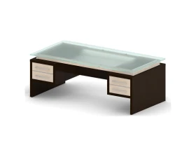 Стол руководителя ПК-ДПК-СТ200Х100СМ/ПТ2-В8 Дипломат images