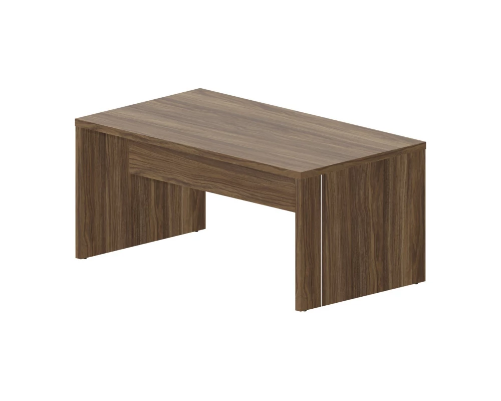 Стол для руководителя 160х90х73,5 (станд, лицевая панель) Norman Орех