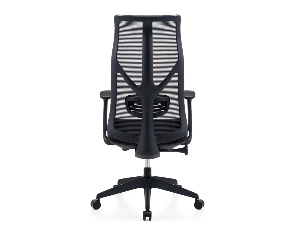 Кресло VIKING-11 M122С-1 Сетка/Ткань, Черный