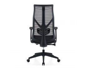 Кресло VIKING-11 M122С-1 Сетка/Ткань, Черный images