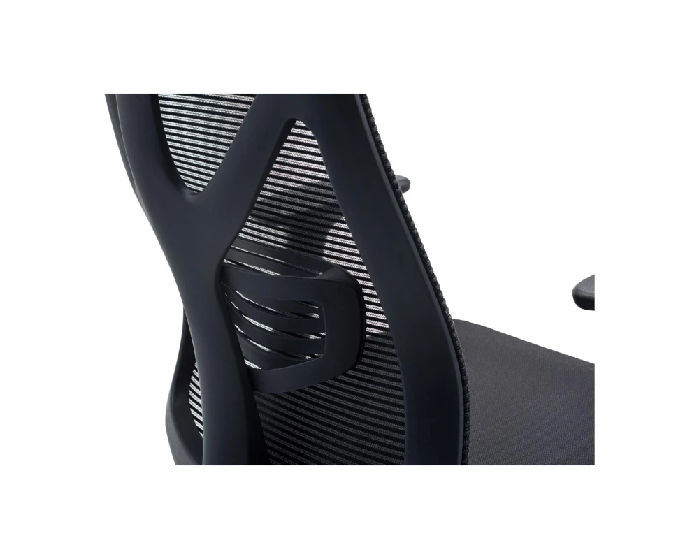 Кресло VIKING-11 M122С-1 Сетка/Ткань, Черный