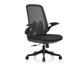 Кресло VIKING-82 MB22 Сетка/Ткань, Черный images