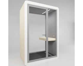 Акустическая кабина LWOP ONE WORK (задняя стенка стекло) images