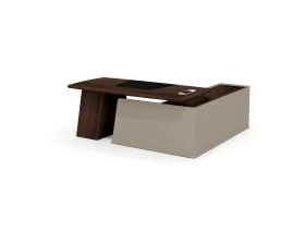 Стол руководителя с опорной тумбой левый AS-20.1L Астон / Aston (ms) images