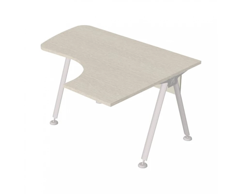 Стол интегральный на металлокаркасе правый GМ-103R+G-85 Гамма