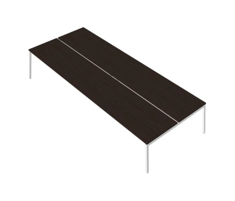 Двойная группа сдвоенных столов на металлокаркасе RM-1(x4)+F-55M Rio Project