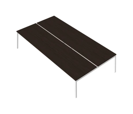 Двойная группа сдвоенных столов на металлокаркасе RP-2(x4)+F-58M Rio Project