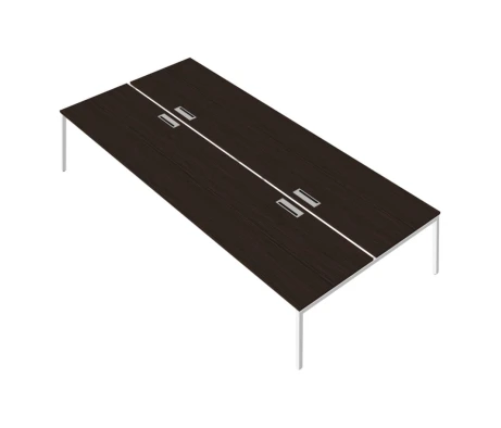 Двойная группа сдвоенных столов с люком на металлокаркасе RP-1.1(x4)+F-59M Rio Project