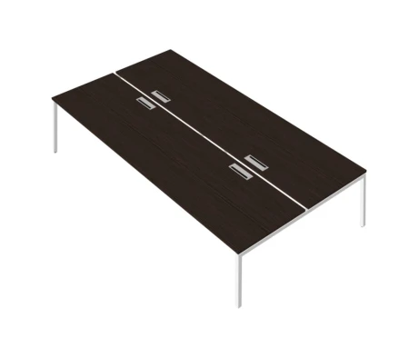 Двойная группа сдвоенных столов с люком на металлокаркасе RP-2.1(x4)+F-58M Rio Project