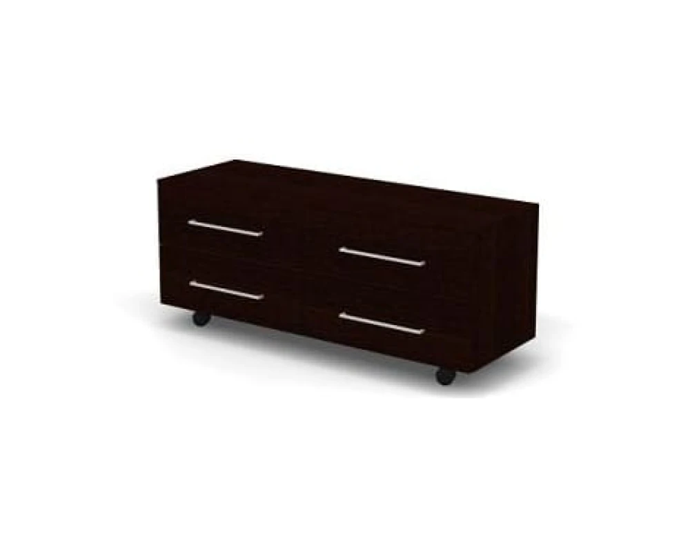Тумба мобильная MDF 137x47x57,4 Accord Director