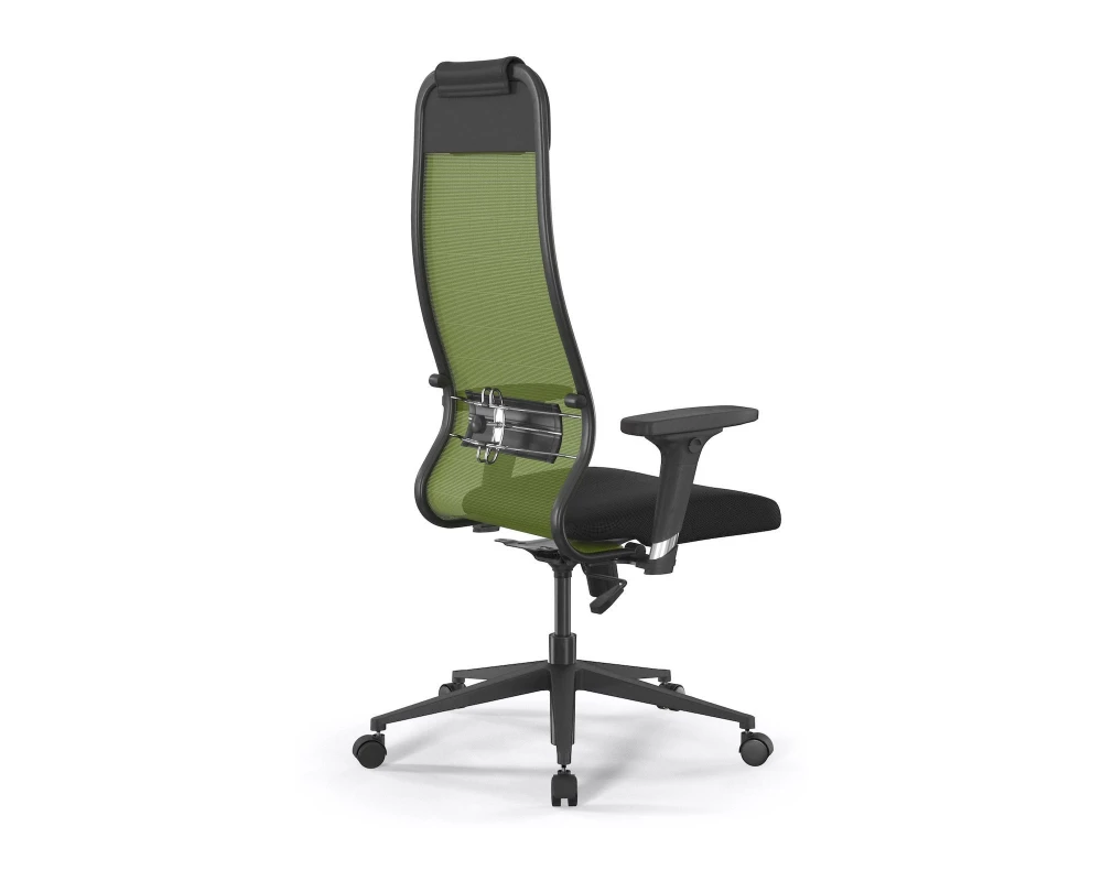 Кресло ErgoLife Set 11/подл.200/осн.Sit 002 Сетка/Ткань, Зеленый/Черный