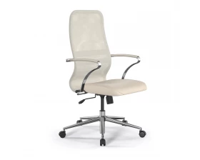 Кресло Sit 8 B2-9K M09.B23.G18.W02 Сетка/Экокожа, Молочный images