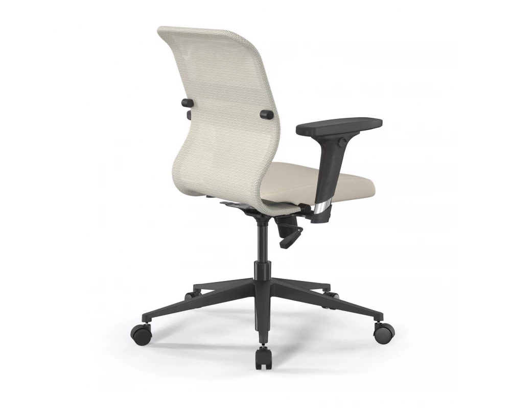 Кресло Sit 8 M4-9D M09.B11.G19.W02 Сетка/Экокожа, Молочный
