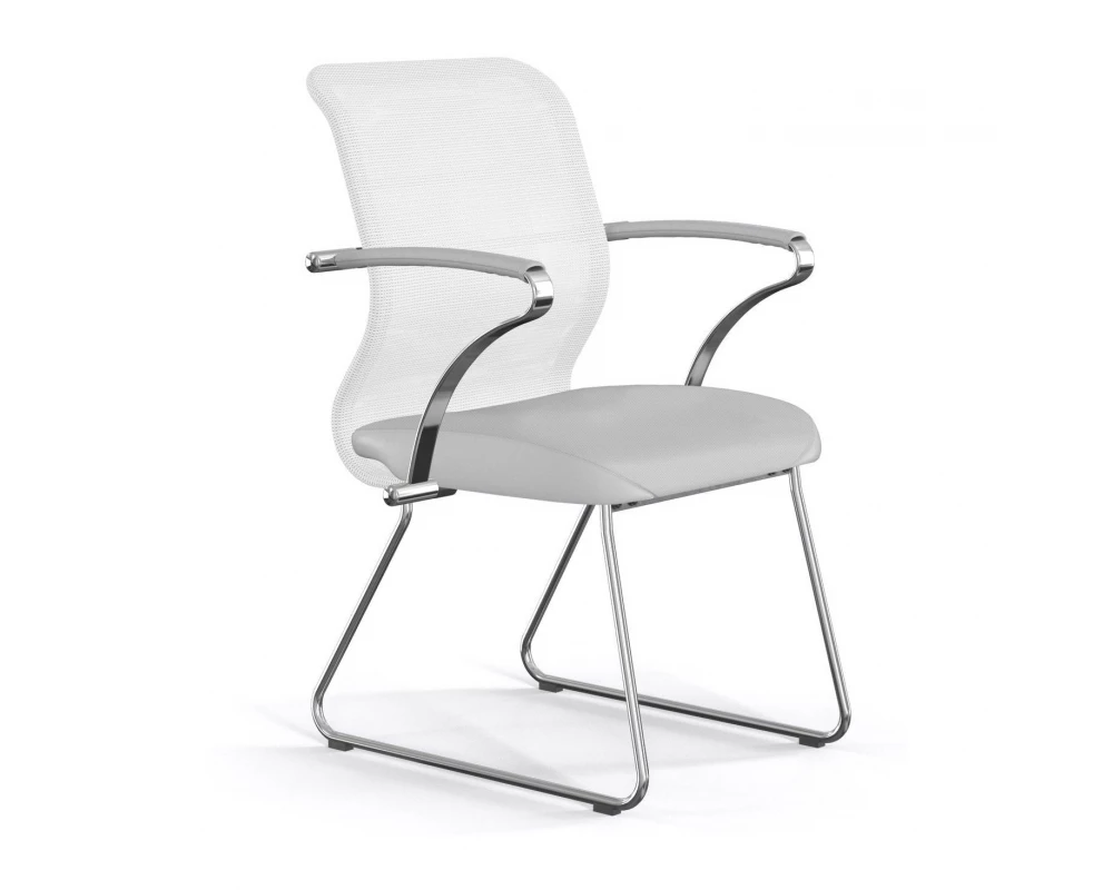 Кресло Sit 8 M4-9K F54 Сетка/Экокожа, Белый