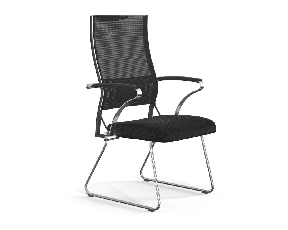 Кресло Sit Air-180 B2-290K F55 Сетка/Ткань, Черный