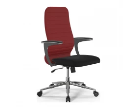 Кресло Sit 8 B2-10U M09.B23.G18.W01 Сетка, Красный/Черный images