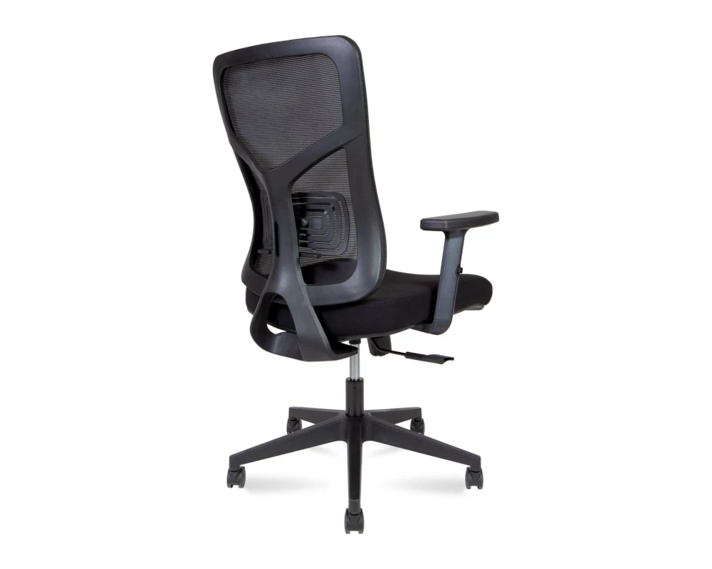 Кресло Norden Asper LB Сетка/ Ткань, Черный