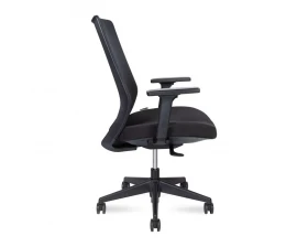 Кресло Norden Mono black LB Сетка/ Ткань, Черный images