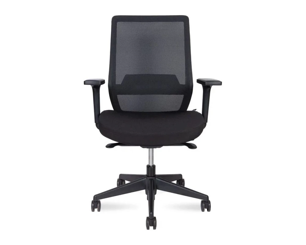 Кресло Norden Mono black LB Сетка/ Ткань, Черный