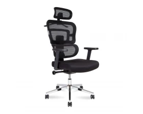 Кресло Norden Ergo Сетка/Ткань, Черный images