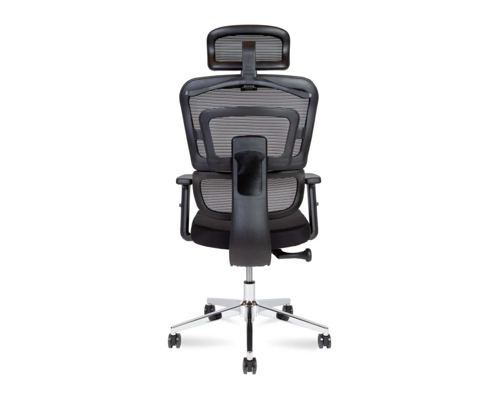 Кресло Norden Ergo Сетка/Ткань, Черный