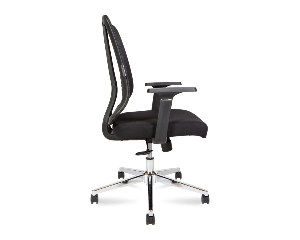 Кресло Norden Тема Хром / Tema Сhrome LB Сетка/Ткань, Черный