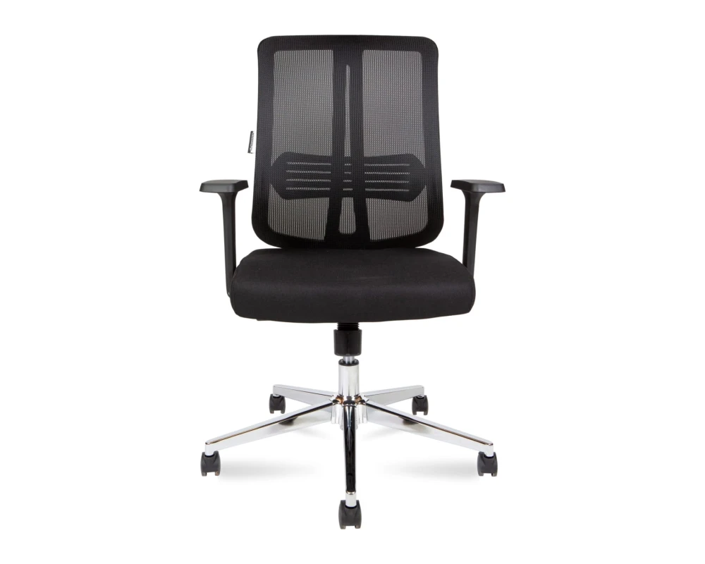 Кресло Norden Тема Хром / Tema Сhrome LB Сетка/Ткань, Черный