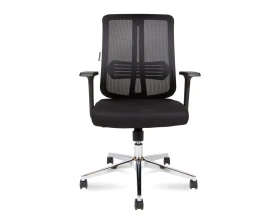 Кресло Norden Тема Хром / Tema Сhrome LB Сетка/Ткань, Черный images