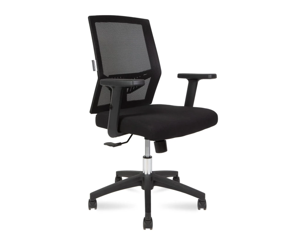 Кресло Norden Торонто LB пластик Сетка/Ткань, Черный