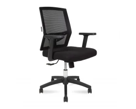 Кресло Norden Торонто LB пластик Сетка/Ткань, Черный images