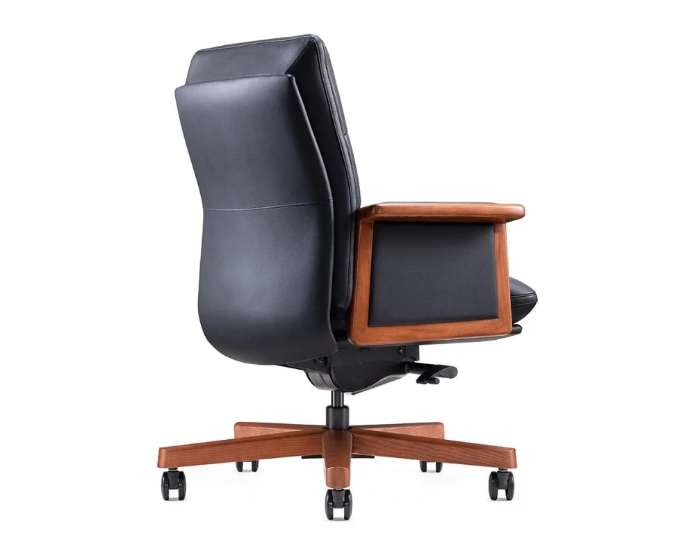 Кресло Norden Vivaldi LB Натуральная кожа, Черный