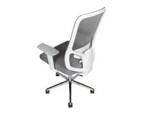 Кресло Norden Best LB white Сетка/Ткань, Серый images