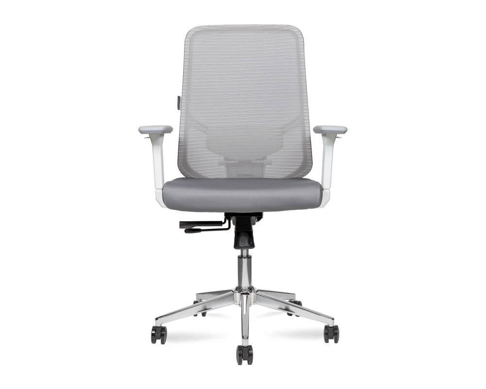 Кресло Norden Best LB white Сетка/Ткань, Серый