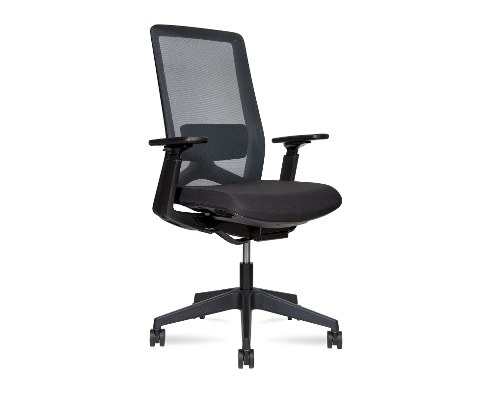 Кресло Norden Williams LB Сетка/Ткань, Черный