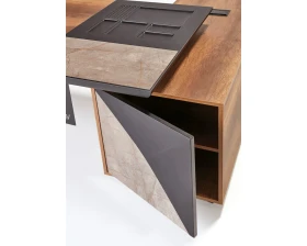 Стол руководителя с опорной тумбой Флай images