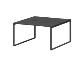 Бенч двойной на металлокаркасе СМС2-О-18К.149.Пр25 1800x1496x750 Смарт (pt) images