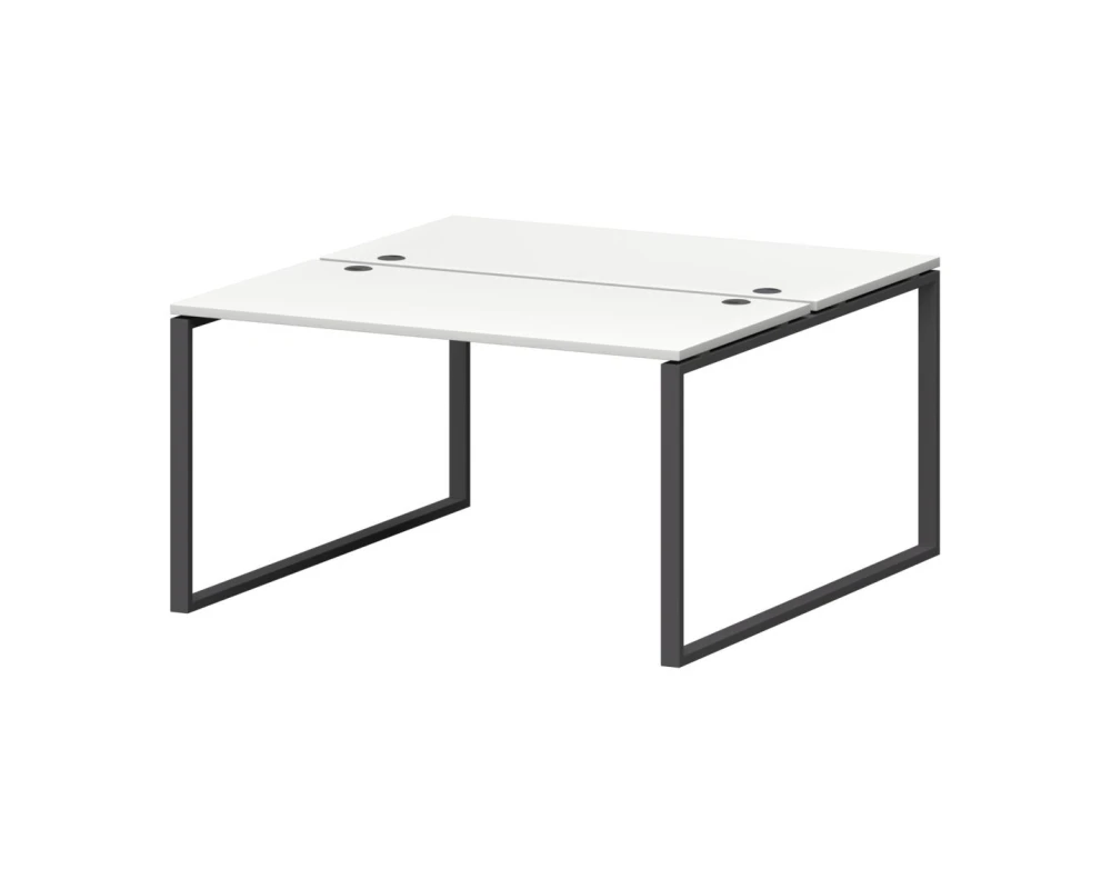 Бенч двойной на металлокаркасе СМС2-О-18К.149.Пр25 1800x1496x750 Смарт (pt)