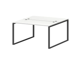 Бенч двойной на металлокаркасе СМС2-О-18К.149.Пр25 1800x1496x750 Смарт (pt) images