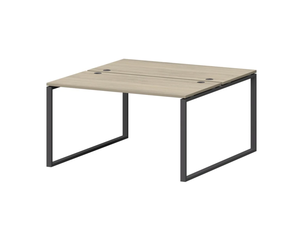 Бенч двойной на металлокаркасе СМС2-О-18К.149.Пр25 1800x1496x750 Смарт (pt)