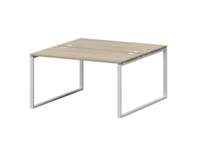 Бенч двойной на металлокаркасе СМС2-О-18К.149.Пр25 1800x1496x750 Смарт (pt) images