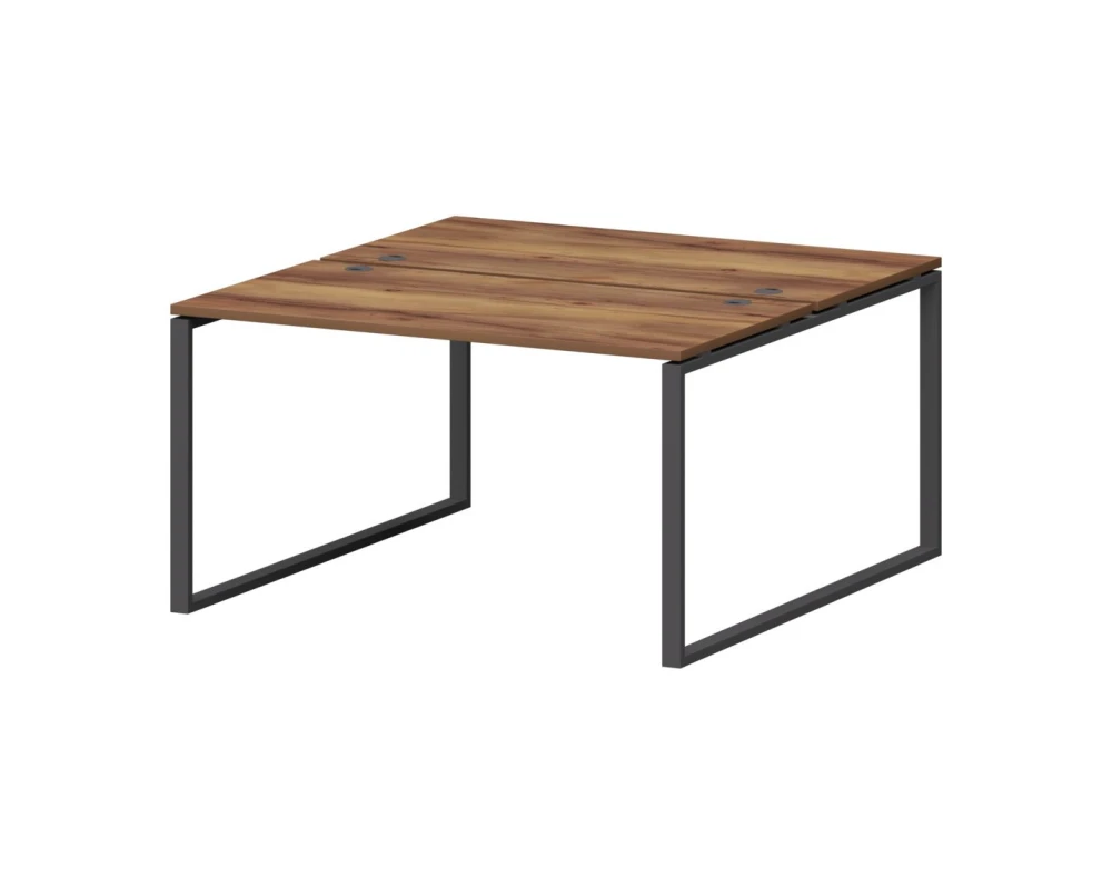 Бенч двойной на металлокаркасе СМС2-О-18К.149.Пр25 1800x1496x750 Смарт (pt)