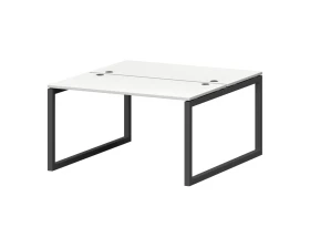 Бенч двойной на металлокаркасе СМС2-О-18К.149.Пр50 1800x1496x750 Смарт (pt) images