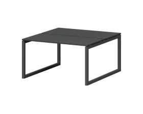 Бенч двойной на металлокаркасе СМС2-О-18К.149.Пр50 1800x1496x750 Смарт (pt) images