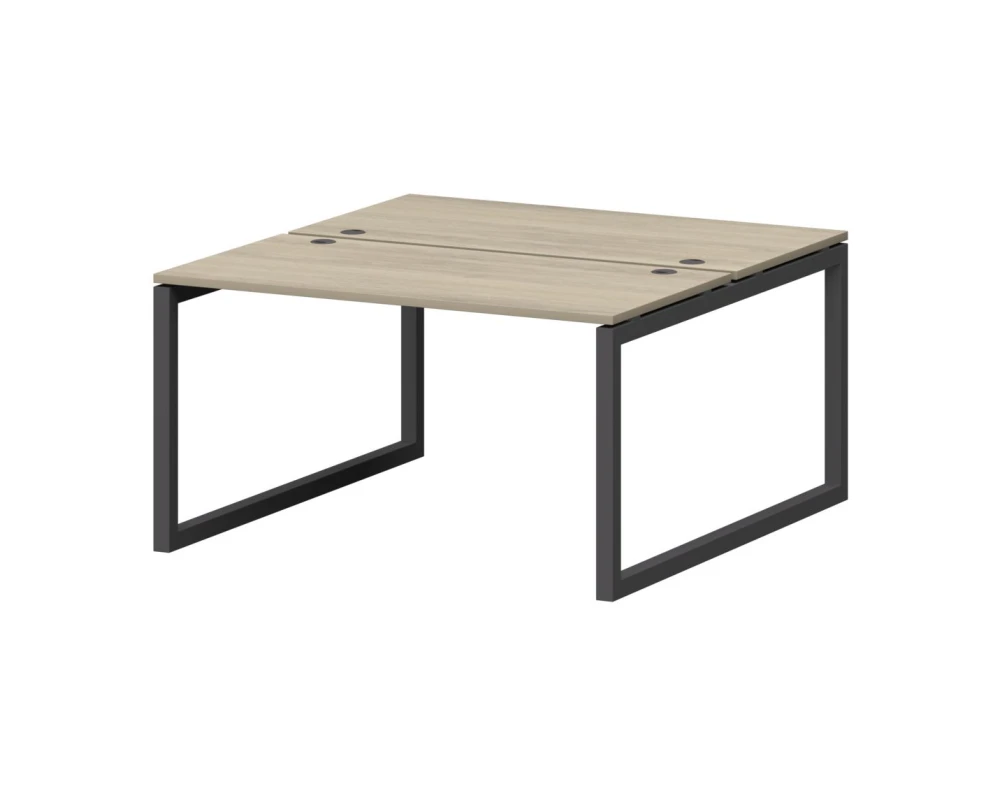 Бенч двойной на металлокаркасе СМС2-О-18К.149.Пр50 1800x1496x750 Смарт (pt)