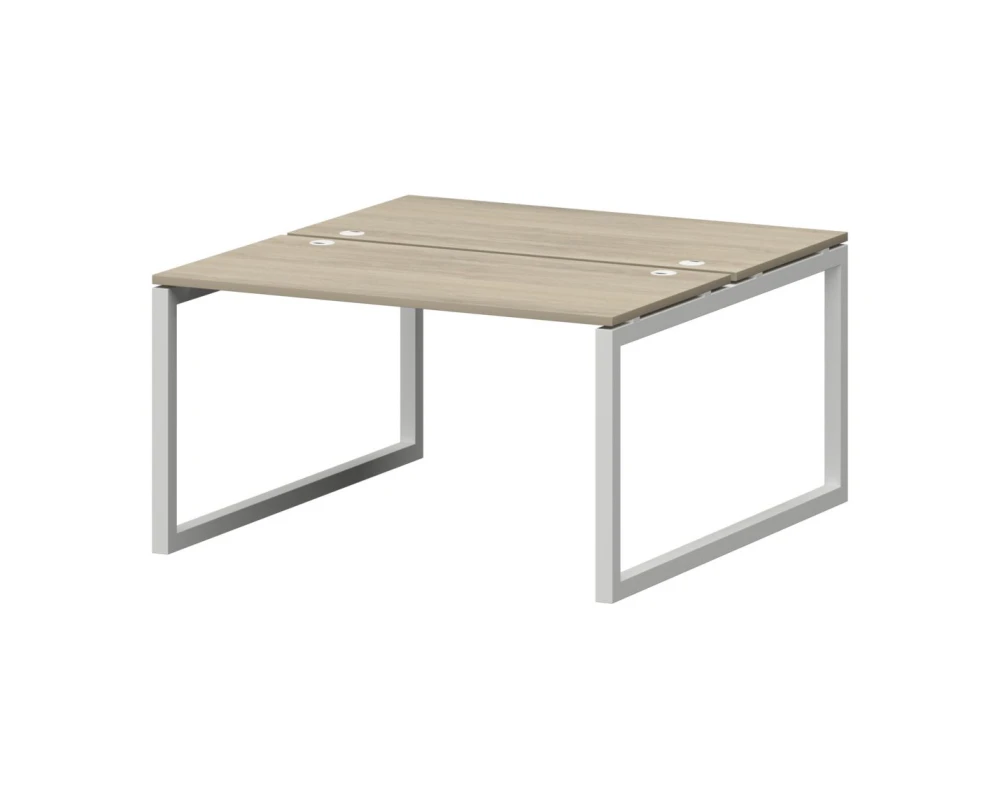 Бенч двойной на металлокаркасе СМС2-О-18К.149.Пр50 1800x1496x750 Смарт (pt)