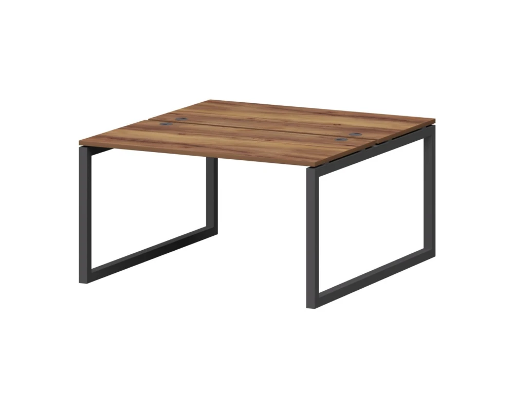 Бенч двойной на металлокаркасе СМС2-О-18К.149.Пр50 1800x1496x750 Смарт (pt)