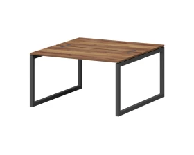 Бенч двойной на металлокаркасе СМС2-О-18К.149.Пр50 1800x1496x750 Смарт (pt) images