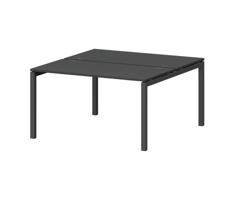 Бенч двойной на металлокаркасе СМС2-П-16К.149.Пр50 1600x1496x750 Смарт (pt)