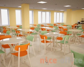 Стул SHT-S85 черно-желтый Пластик, Черный/Желтый/Бежевый images